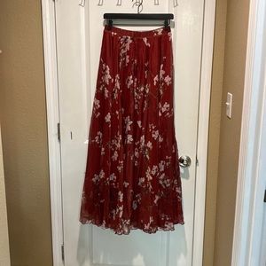 Maxi Floral Skirt